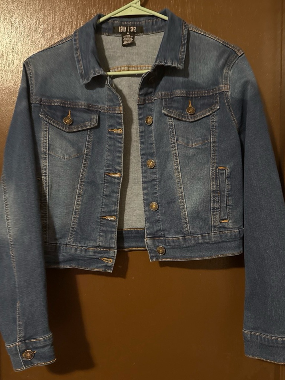 Ashly & Sage Women's Medium Blue Denim Jean Jacket